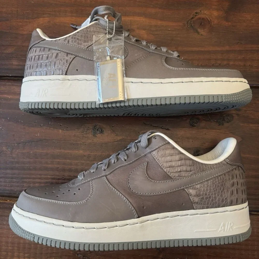 Nike Air Force 1 Low Supreme Premium QK Grey Shoes